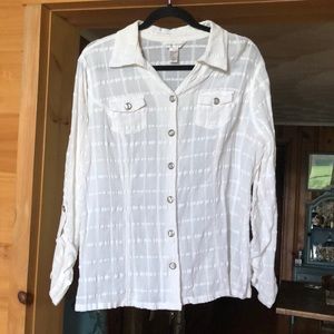 White button down shirt